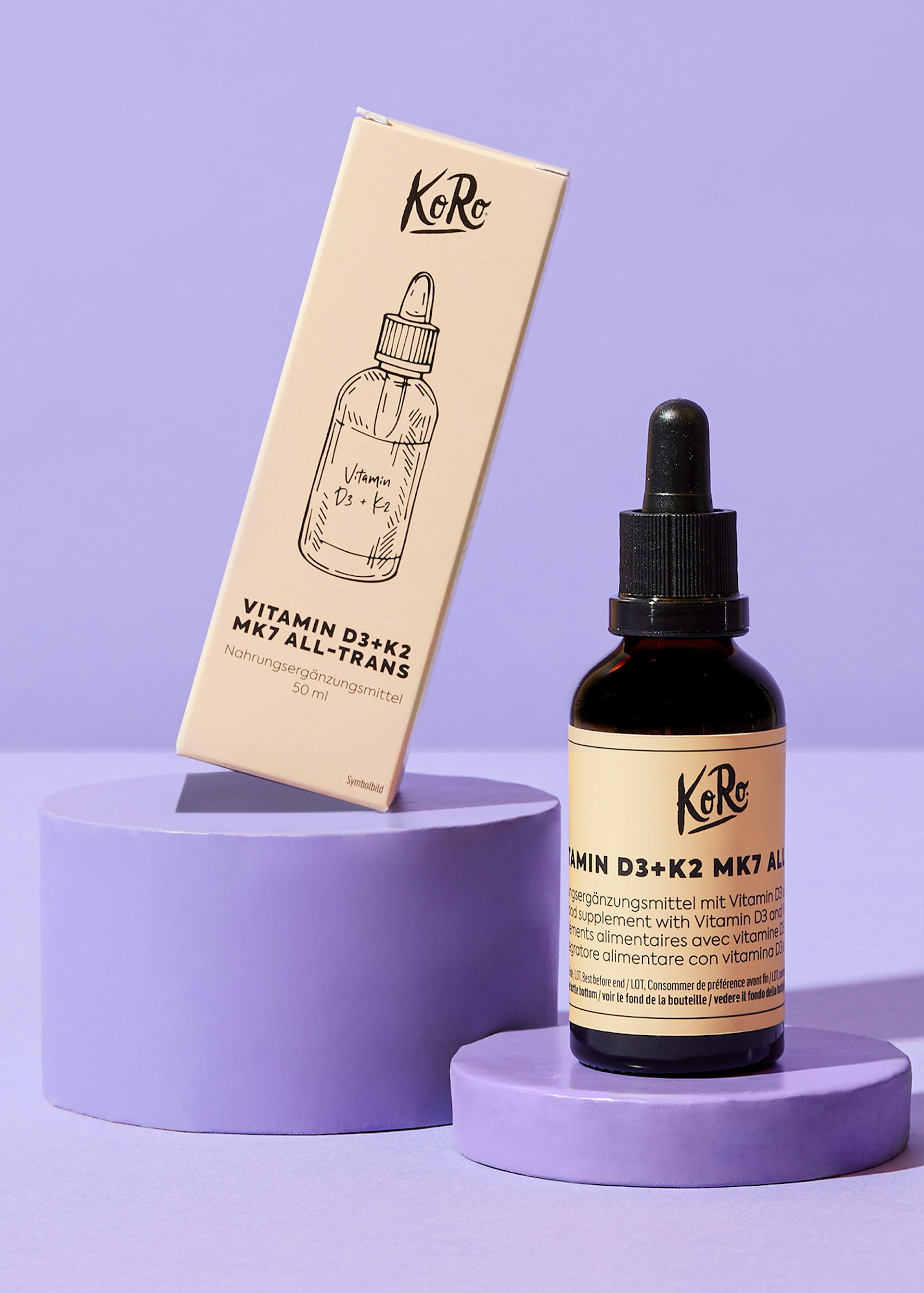 Buy our Vitamin D3/K2 drops! KoRo Swiss